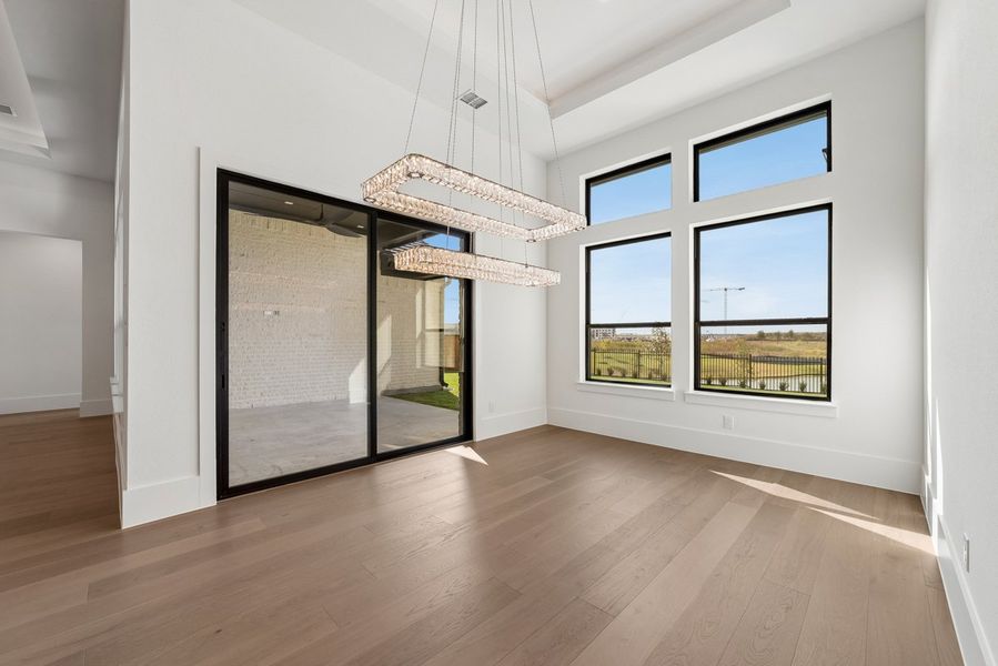Representative unfurnished interior of a home built from the Ladera by Landon Homes in Fields - Brookside North, Frisco (Image 25). Representative unfurnished interior of a home built from the Ladera by Landon Homes in Fields - Brookside North, Frisco (Image 25).