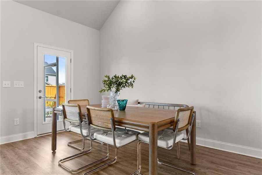 Furnished interior view inside a new home in , Homer (Image 35). Furnished interior view inside a new home in , Homer (Image 35).