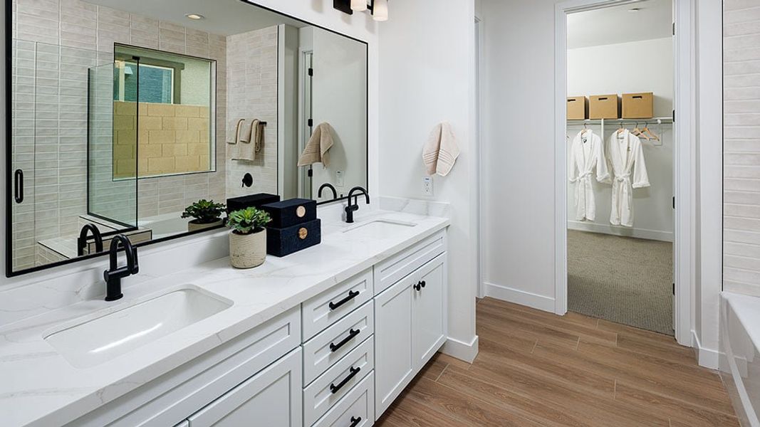 Representative furnished interior of a home built from the Victory by Taylor Morrison in Saddleback, Peoria (Image 13).