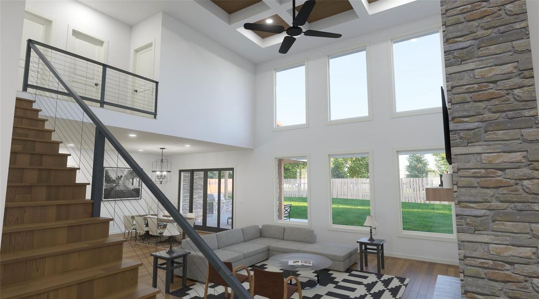 Furnished interior view inside a new home in , Bryan (Image 3).