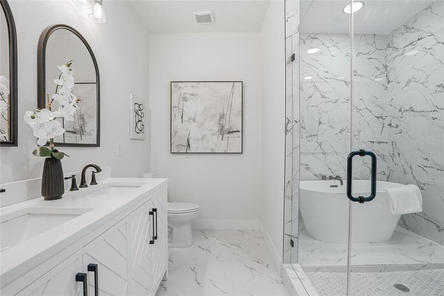 Furnished interior view inside a new home in , Tampa (Image 12).