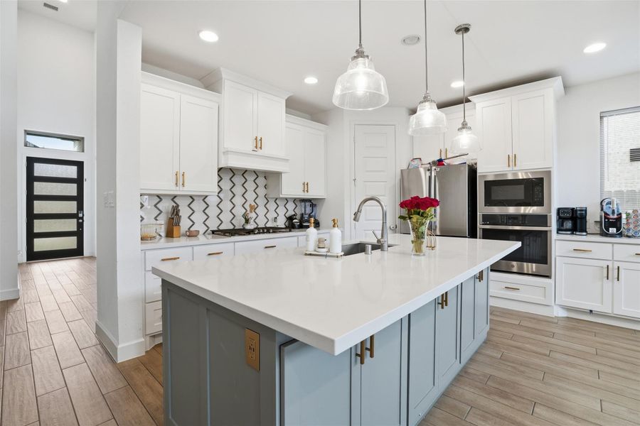 Furnished interior view inside a new home in Elyson, Katy (Image 9).