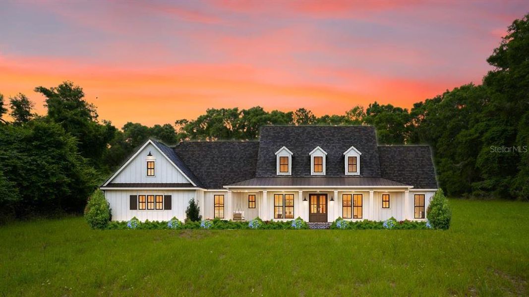 Front exterior of a new home in , High Springs, FL, highlighting curb appeal (Image 1).