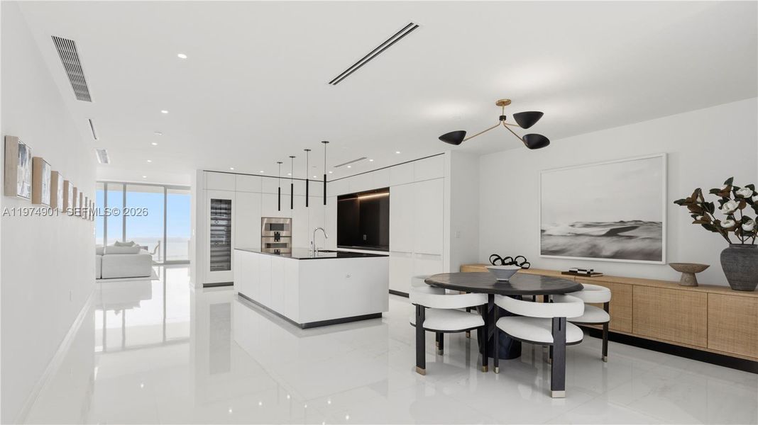 Furnished interior view inside a new home in , Miami (Image 6).