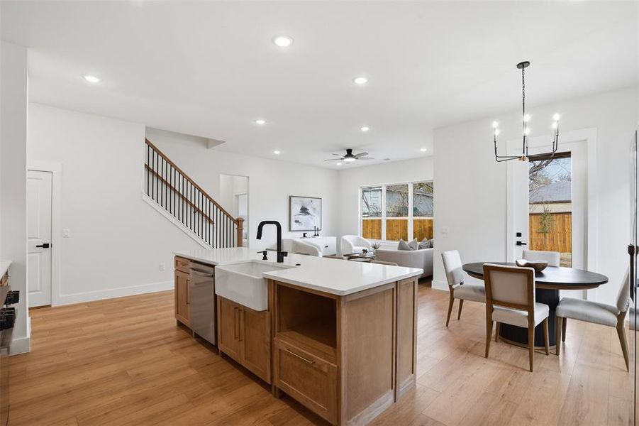 Furnished interior view inside a new home in , Dallas (Image 6). Furnished interior view inside a new home in , Dallas (Image 6).