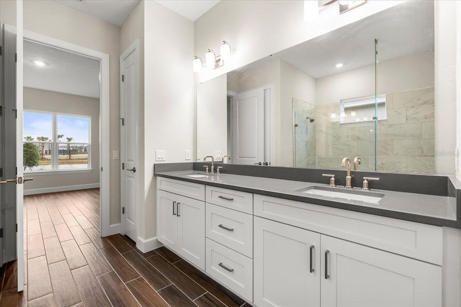 Furnished interior view inside a new home in , Kissimmee (Image 10).