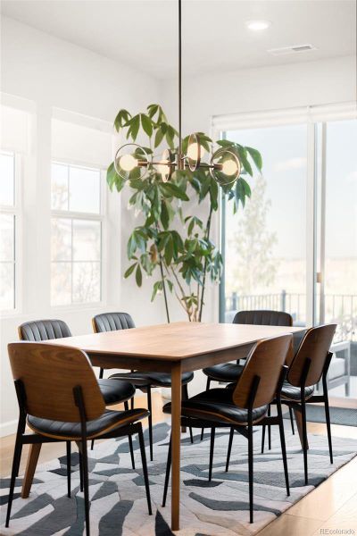 Furnished interior view inside a new home in , Littleton (Image 9). Furnished interior view inside a new home in , Littleton (Image 9).