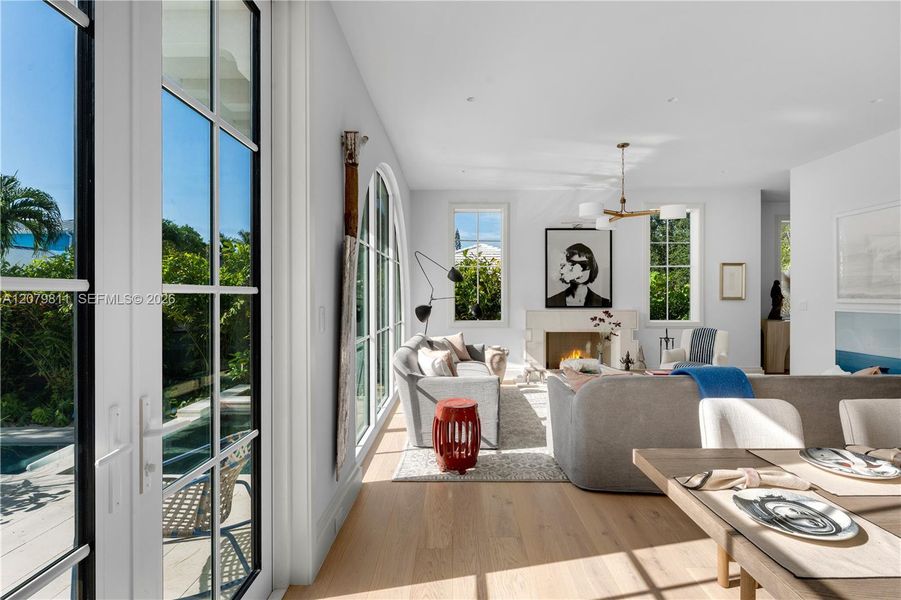 Furnished interior view inside a new home in , Key Biscayne (Image 32). Furnished interior view inside a new home in , Key Biscayne (Image 32).