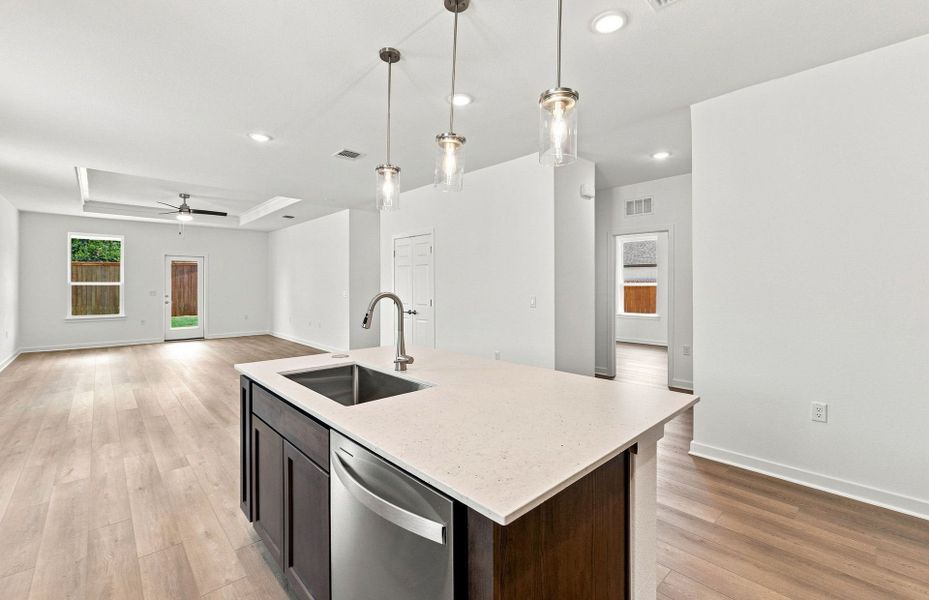 Furnished interior view inside a new home in Woodside, Georgetown (Image 11).