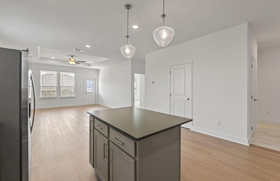 Furnished interior view inside a new home in Patterson Ranch, Georgetown (Image 16). Furnished interior view inside a new home in Patterson Ranch, Georgetown (Image 16).