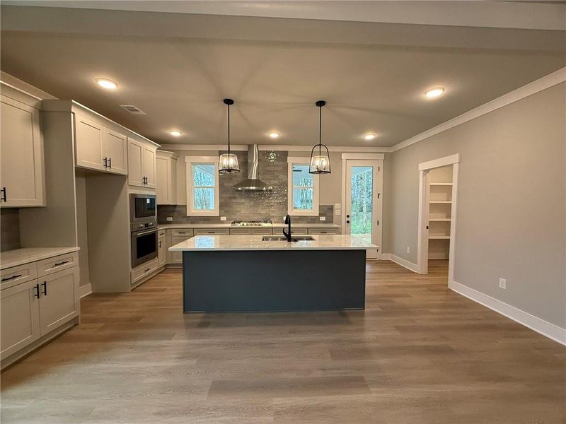 Furnished interior view inside a new home in , Monroe (Image 8).
