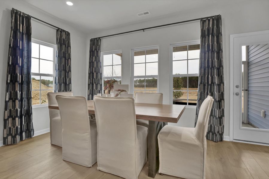 Furnished interior view inside a new home in Fairway Woods at Wyboo, Manning (Image 24). Furnished interior view inside a new home in Fairway Woods at Wyboo, Manning (Image 24).