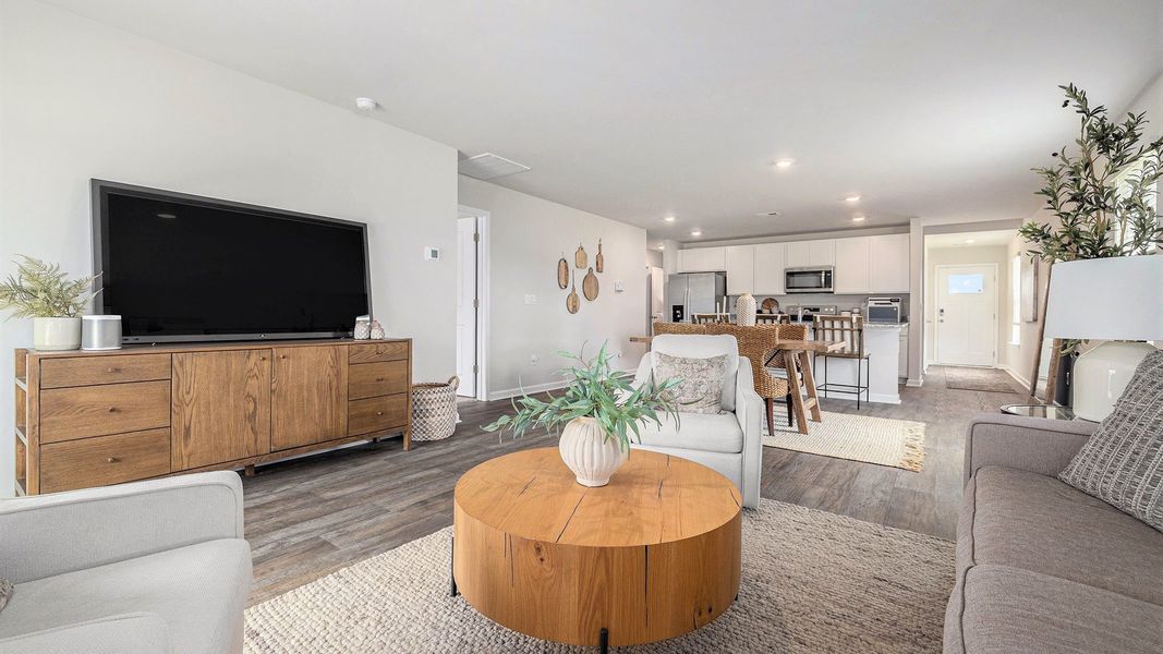 Furnished interior view inside a new home in Hunter's Branch, Hopkins (Image 11).