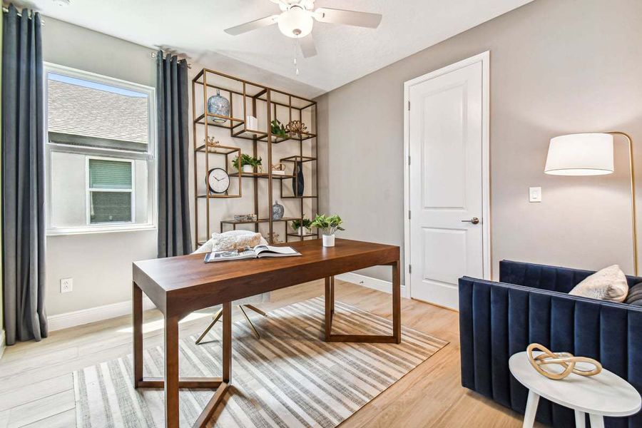 Furnished interior view inside a new home in Pinecone Reserve, Brooksville (Image 10).