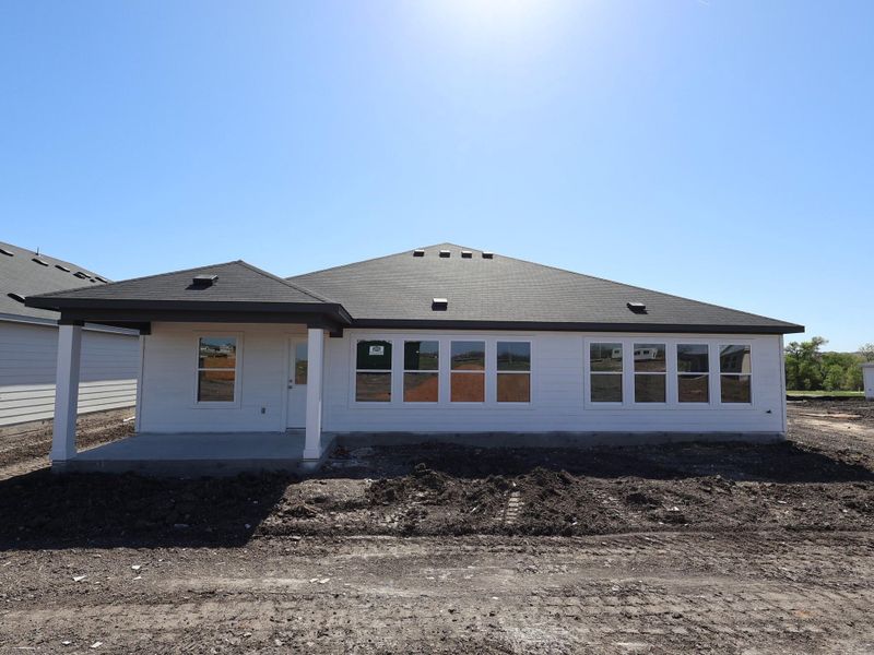 In-progress construction of a new home in Carillon, Manor, TX (Image 8).