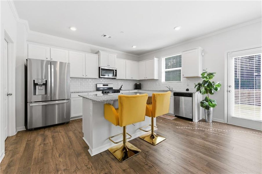 Furnished interior view inside a new home in Oakhurst Glen, Fairburn (Image 13). Furnished interior view inside a new home in Oakhurst Glen, Fairburn (Image 13).