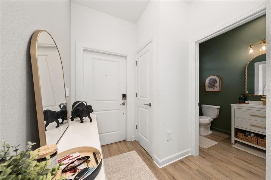 Furnished interior view inside a new home in Bridgewalk, St. Cloud (Image 25). Furnished interior view inside a new home in Bridgewalk, St. Cloud (Image 25).