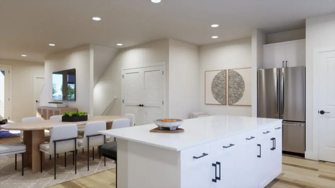 Representative furnished interior of a home built from the 2 Interior by Trumark Homes in Berkeley Villas, Denver (Image 7).