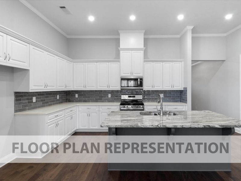 Representative furnished interior of a home built from the Jamison by Ivey Homes in Sinclair at Crawford Creek, Grovetown (Image 5).