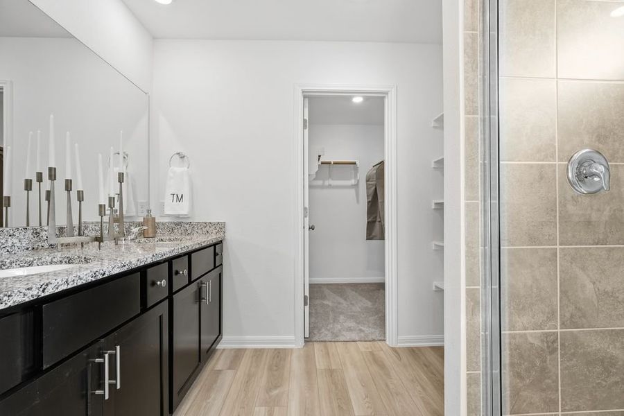 Furnished interior view inside a new home in Longview, Del Valle (Image 5).
