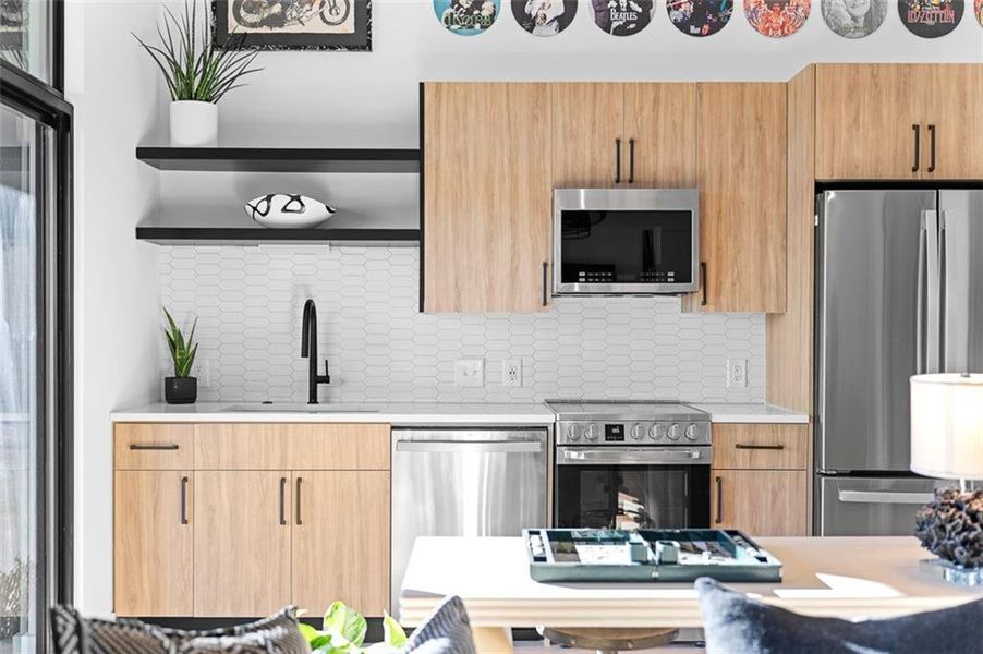 Close-up of interior finishes inside a home in The Leon on Ponce, Atlanta (Image 21).