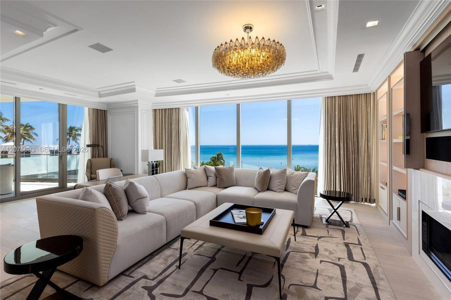 Furnished interior view inside a new home in , Sunny Isles Beach (Image 40).