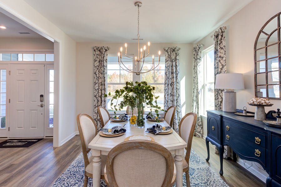 Representative furnished interior of a home built from the The Concerto by Chesapeake Homes in The Farm at Neill's Creek, Lillington (Image 11). Representative furnished interior of a home built from the The Concerto by Chesapeake Homes in The Farm at Neill's Creek, Lillington (Image 11).