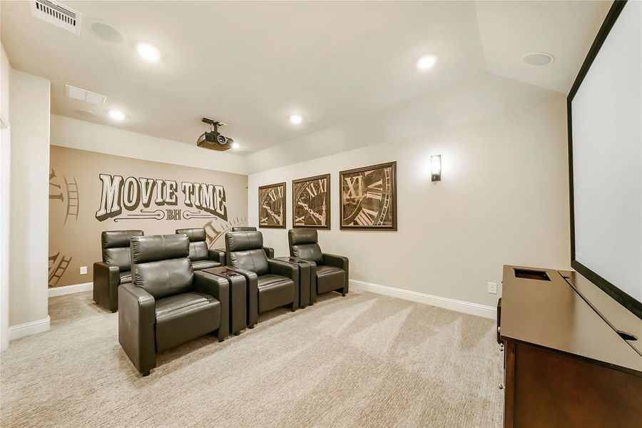Furnished interior view inside a new home in Valencia: Hilltop Collection, Manvel (Image 21).