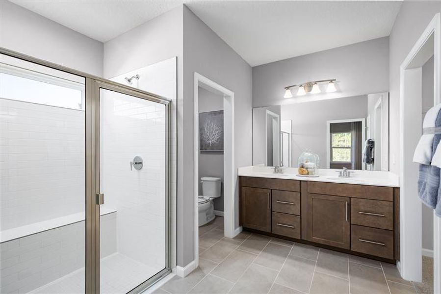 Furnished interior view inside a new home in Seminole Palms Single-Family Homes, Palm Coast (Image 11).