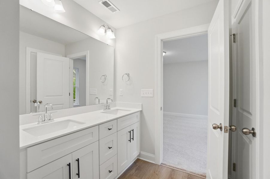 Furnished interior view inside a new home in Harrisburg Village Townhomes, Harrisburg (Image 9).