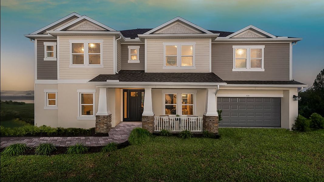 Representative exterior photo of a completed home built from the Bimini by Taylor Morrison in Ardisia Park, New Smyrna Beach, FL (Image 20).