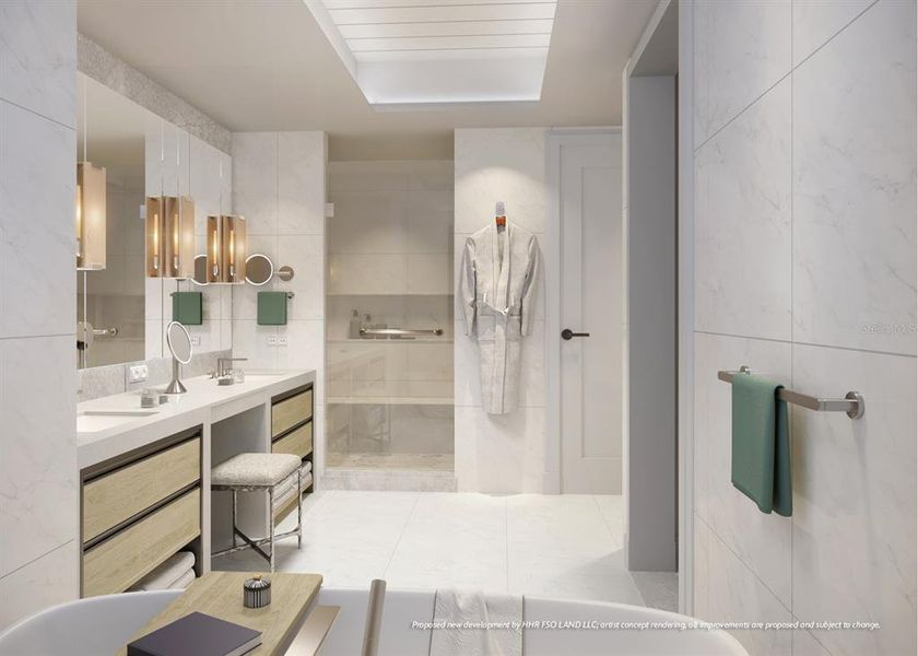 Furnished interior view inside a new home in , Orlando (Image 9).