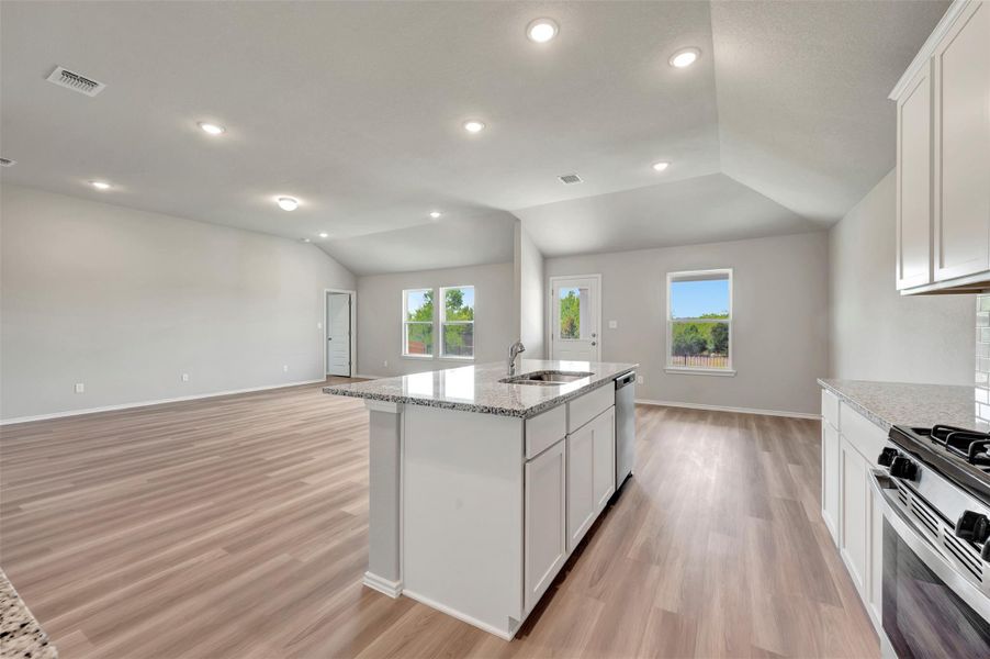 Furnished interior view inside a new home in Carillon, Manor (Image 9).