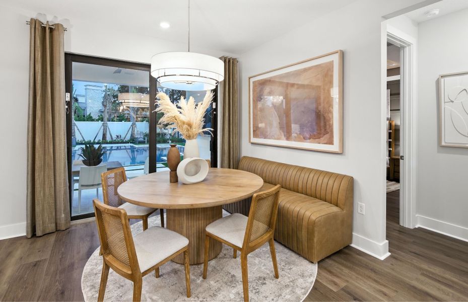 Café with optional Sliding Glass Door