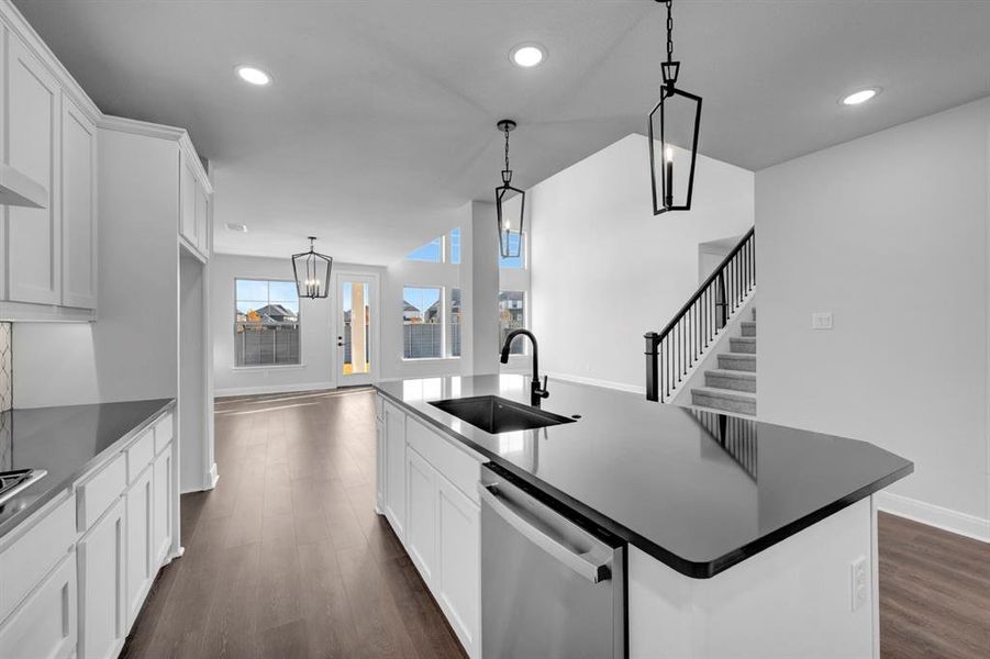 Furnished interior view inside a new home in Treeline, Justin (Image 18).