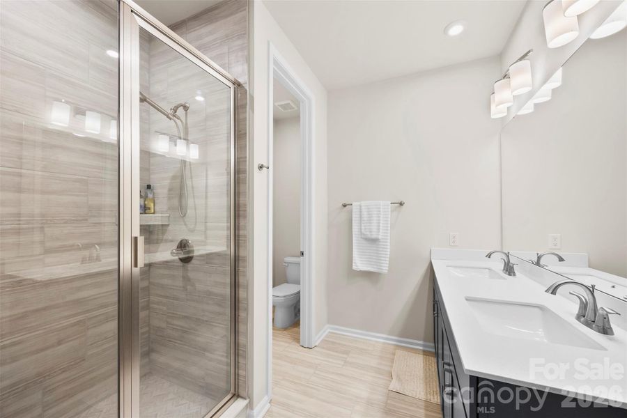 Furnished interior view inside a new home in Fifteen 15 Cannon, Charlotte (Image 7).