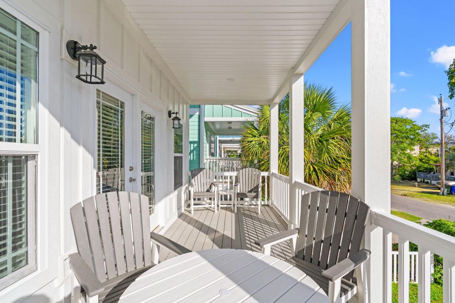 Exterior details and patio area of a home in , Surfside Beach (Image 31).