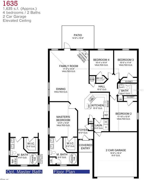 2D floor plan layout of this home in , Weeki Wachee, FL (Image 2). 2D floor plan layout of this home in , Weeki Wachee, FL (Image 2).
