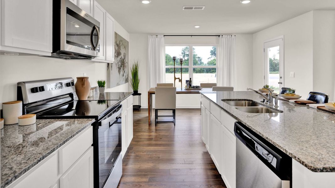 Furnished interior view inside a new home in Sherwood Manor, Atlanta (Image 6).