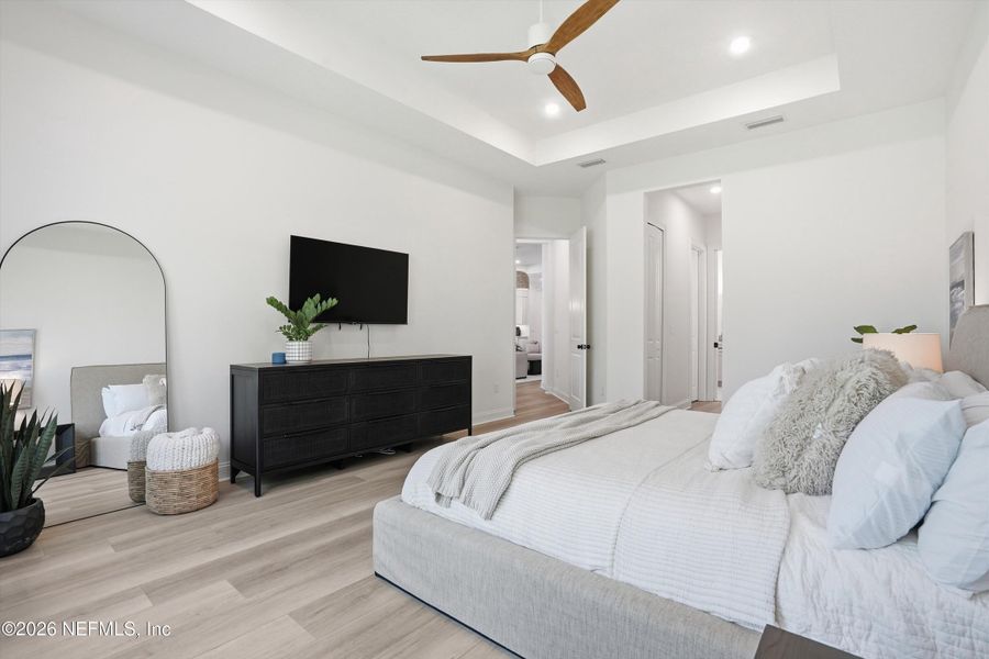 Furnished interior view inside a new home in Palm Crest at Seabrook, Ponte Vedra (Image 31).