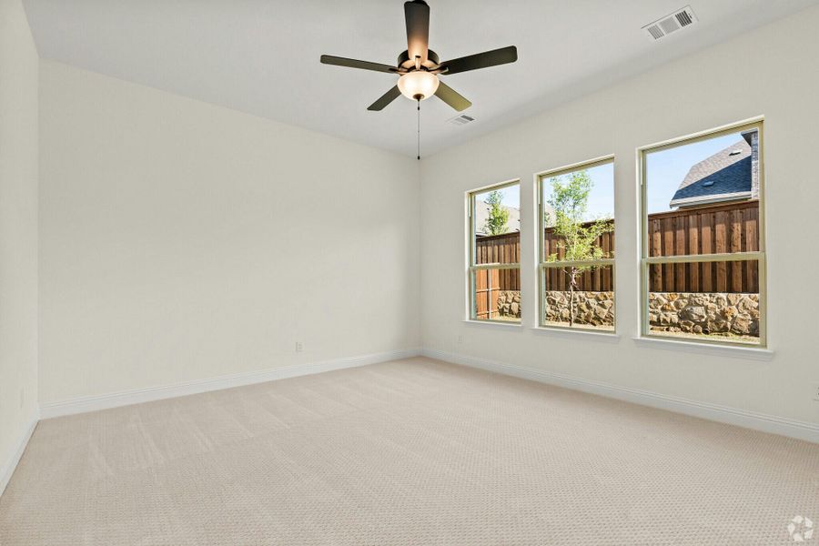 Representative unfurnished interior of a home built from the Bowie by Kindred Homes in Park Trails, Forney (Image 10).