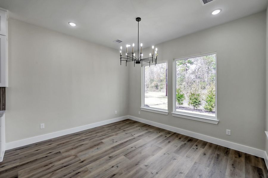 Dining area off kitchen Dining area off kitchen