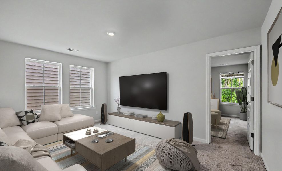 Furnished interior view inside a new home in , Summerville (Image 13).