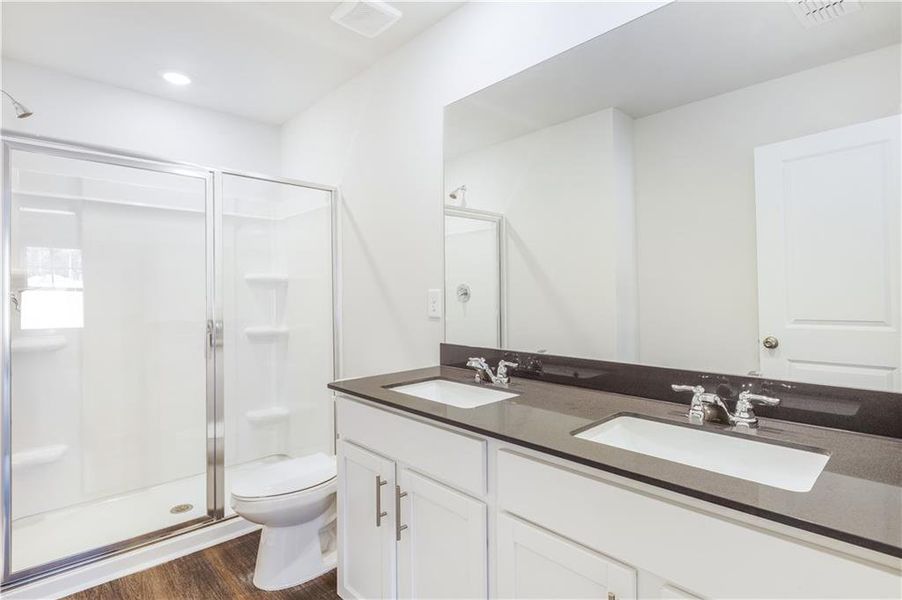 Furnished interior view inside a new home in , Conyers (Image 6).