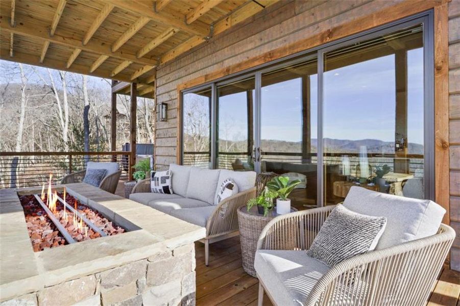 Exterior details and patio area of a home in , Mineral Bluff (Image 26). Exterior details and patio area of a home in , Mineral Bluff (Image 26).