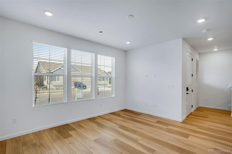 Spacious, unfurnished interior of a new home in Westside Crossing Townhomes, Berthoud (Image 29).