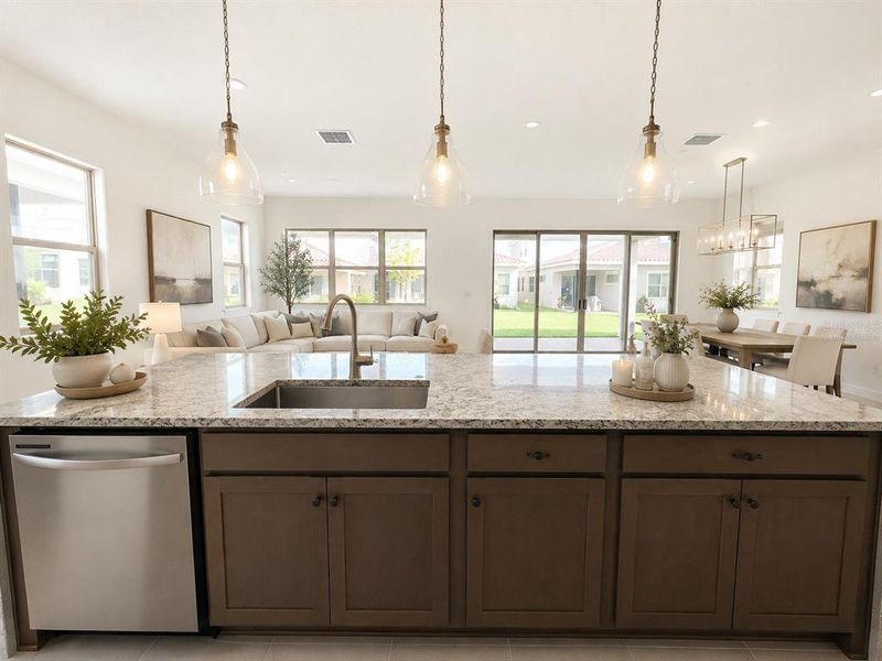 Furnished interior view inside a new home in , Orlando (Image 16).