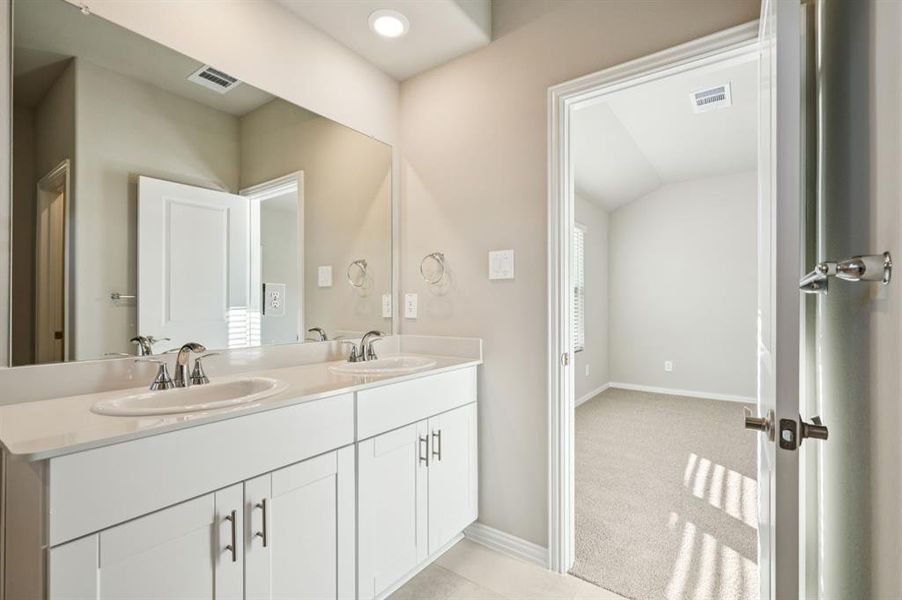 Furnished interior view inside a new home in , McKinney (Image 7).