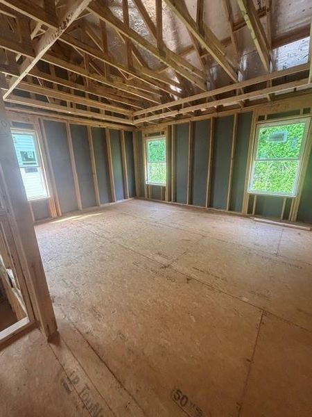 In-progress construction of a new home in Edenglen, Buford, GA (Image 36).