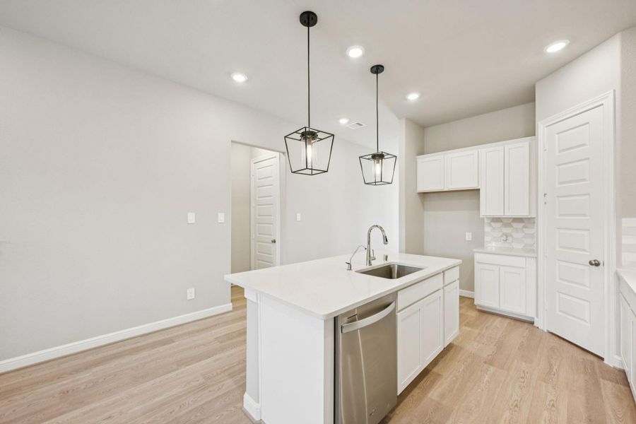 Furnished interior view inside a new home in Kemah Crossing - Luxe Series, Kemah (Image 10).